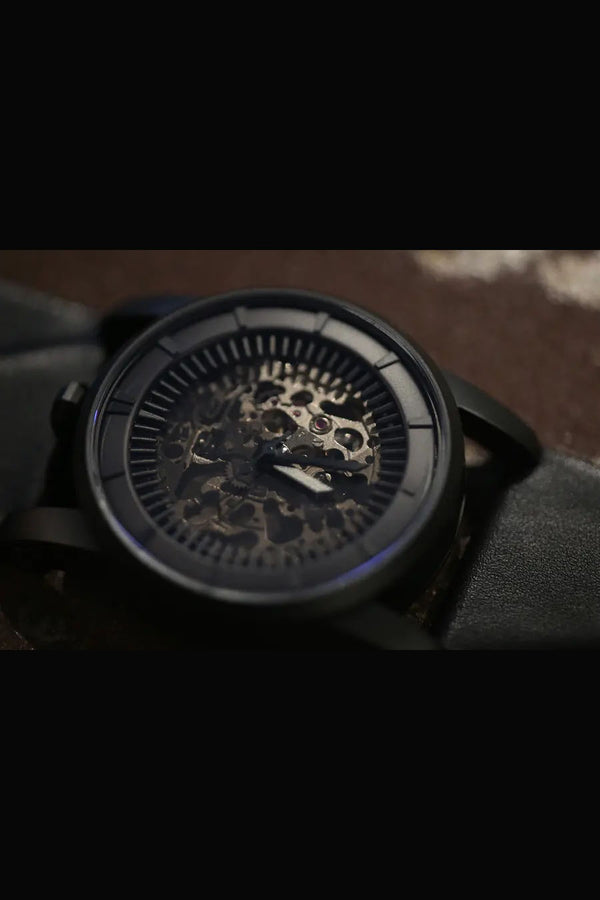 fob paris R413 single ring black matte watch R413C-01/R413S-101 (PFP2)
